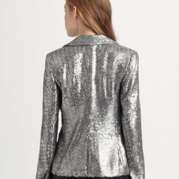 NWOT MICHAEL Michael Kors Sequin Blazer Jacket. 4 - Picture 4 of 6